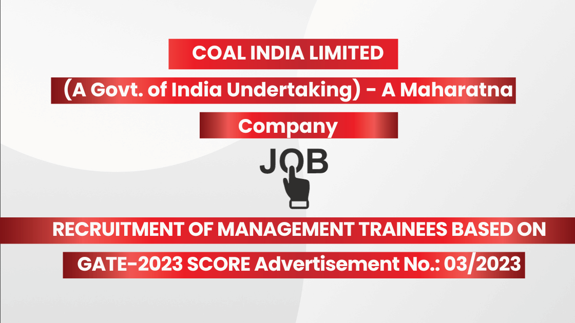 Coal India Job