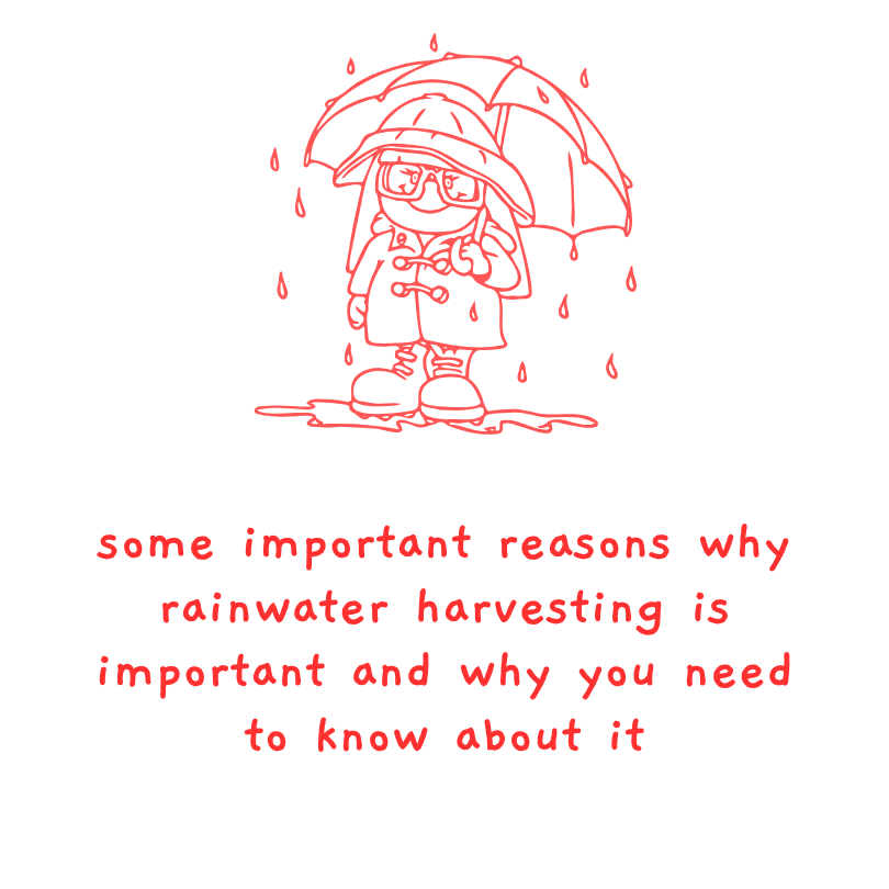 Why is rain water harvesting important