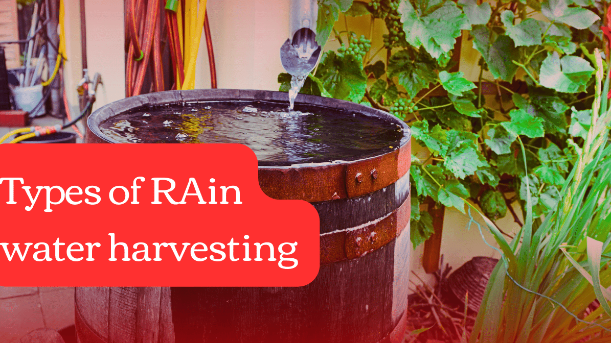 RAin water harvesting