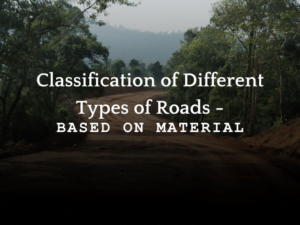 Classifications of Roads