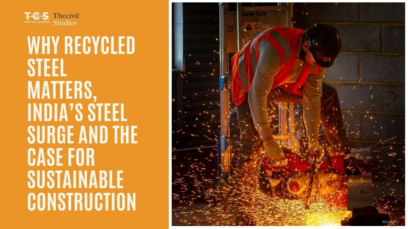 Why Recycled Steel Matters, India’s Steel Surge and the Case for Sustainable Construction