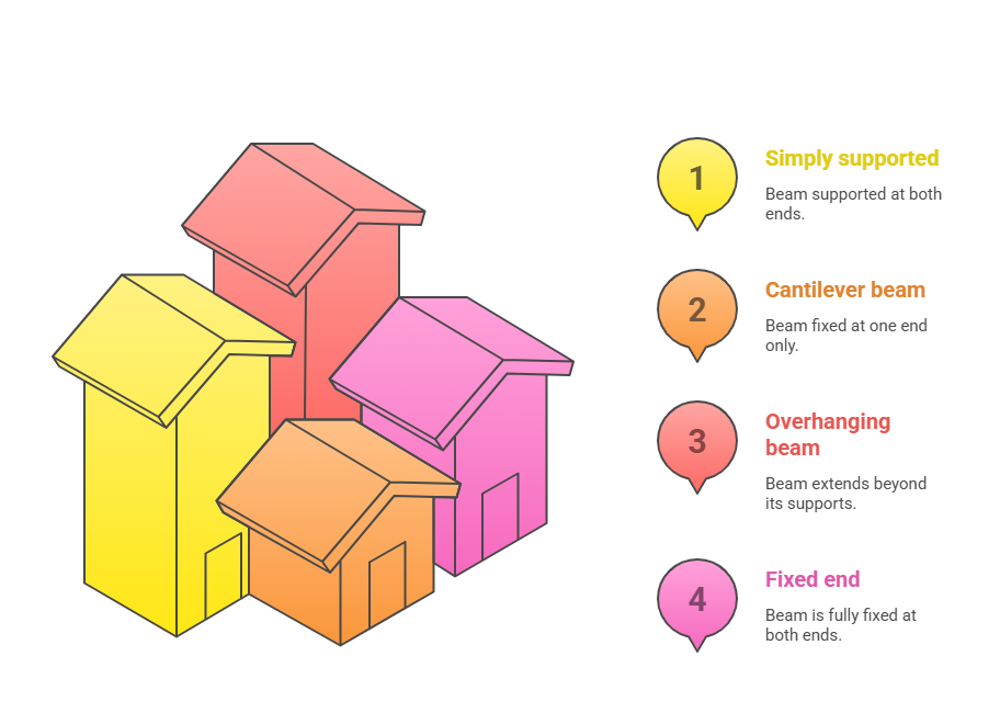 What is Beam and its Types, Based on the Support 2 Types of Beams Based on support