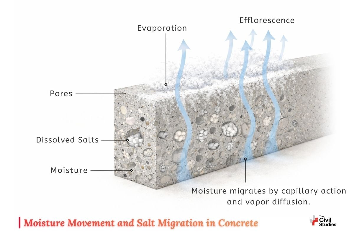 Efflorescence In Concrete: Causes, Fixes & Prevention Guide