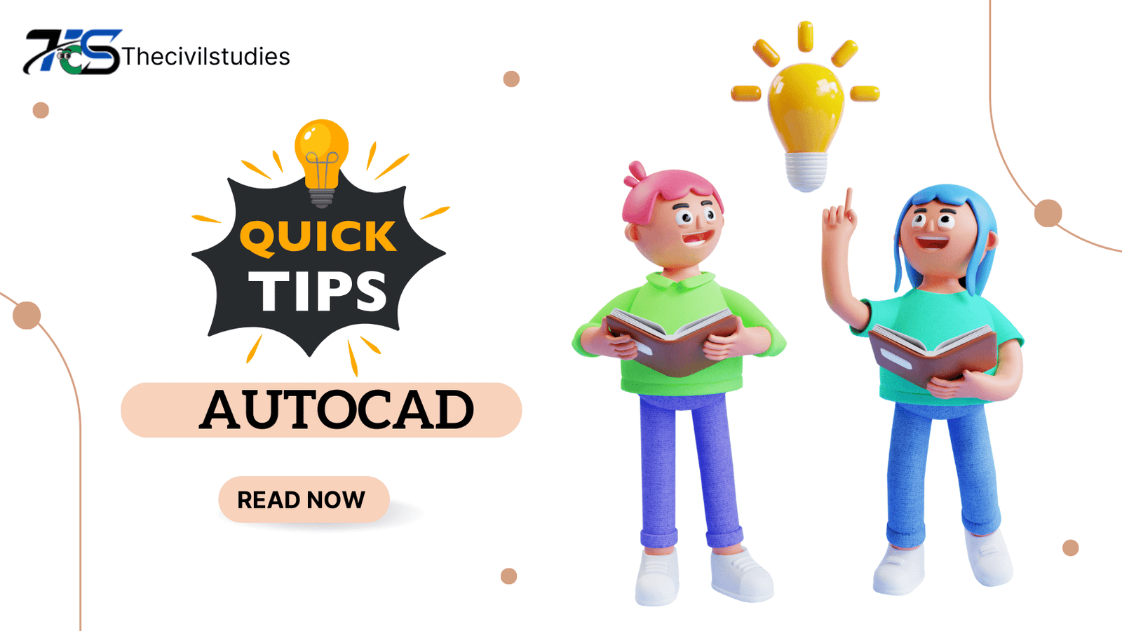 AutoCAd Quick tips and tricks, thecivilstudies