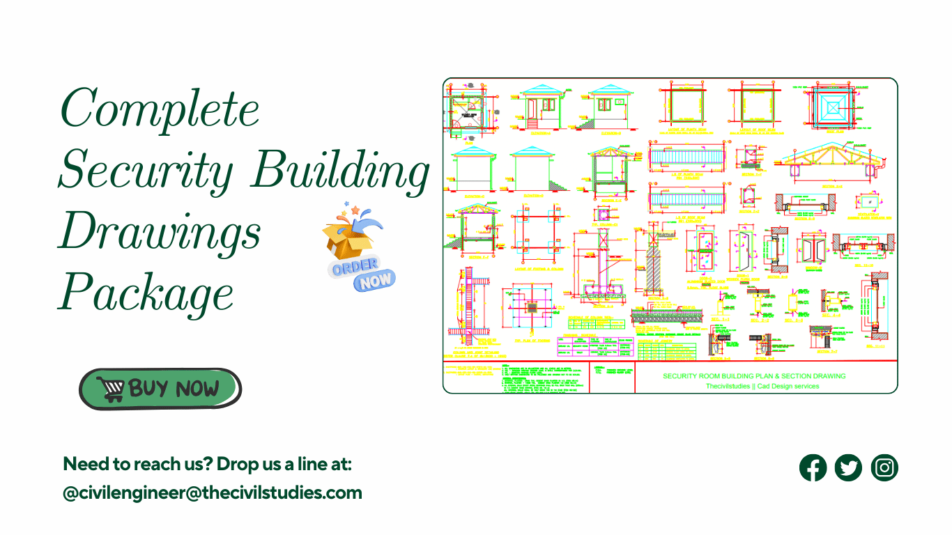 Complete Security Building Drawings Package