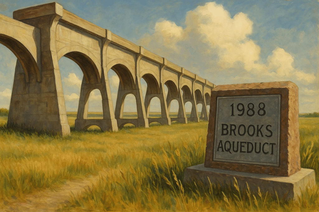 1988 – Commemoration of the Brooks Aqueduct