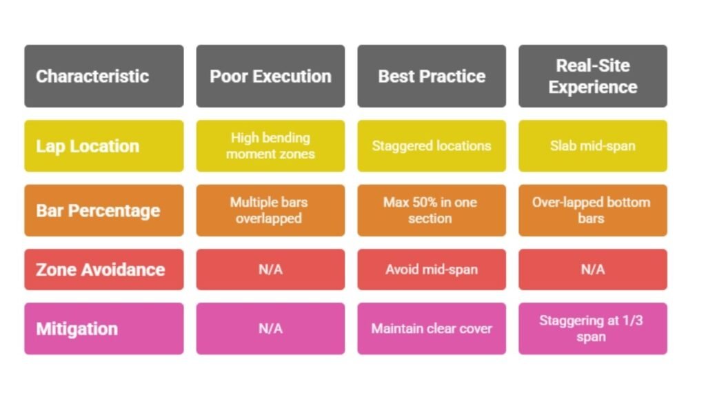 Top 3 Common Mistakes While Calculating Lap Length in RCC (With Solutions) 5 How to Avoid Reinforcement Congestion in RCC Structures