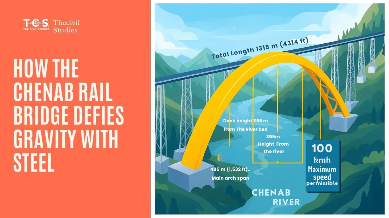 How the Chenab Rail Bridge Defies Gravity with Steel