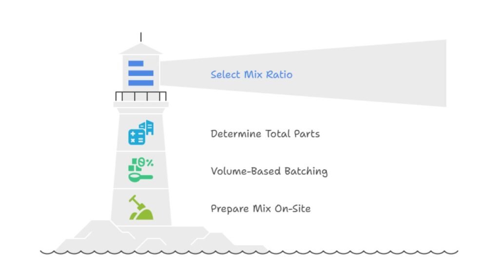How to Calculate Concrete Mix Ratio on Site Without a Mixer 2 Step-by-step process of mastering manual concrete mixing on-site using basic tools like head pans and hoes